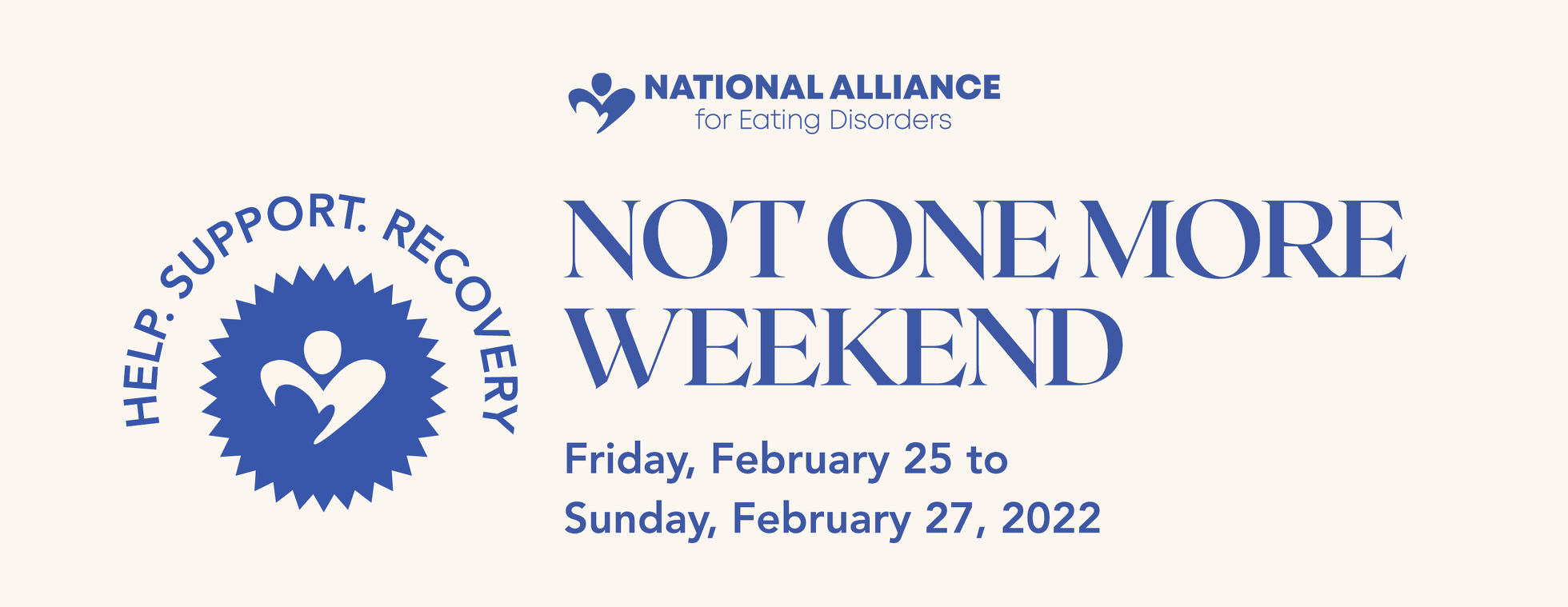 NOT ONE MORE Weekend